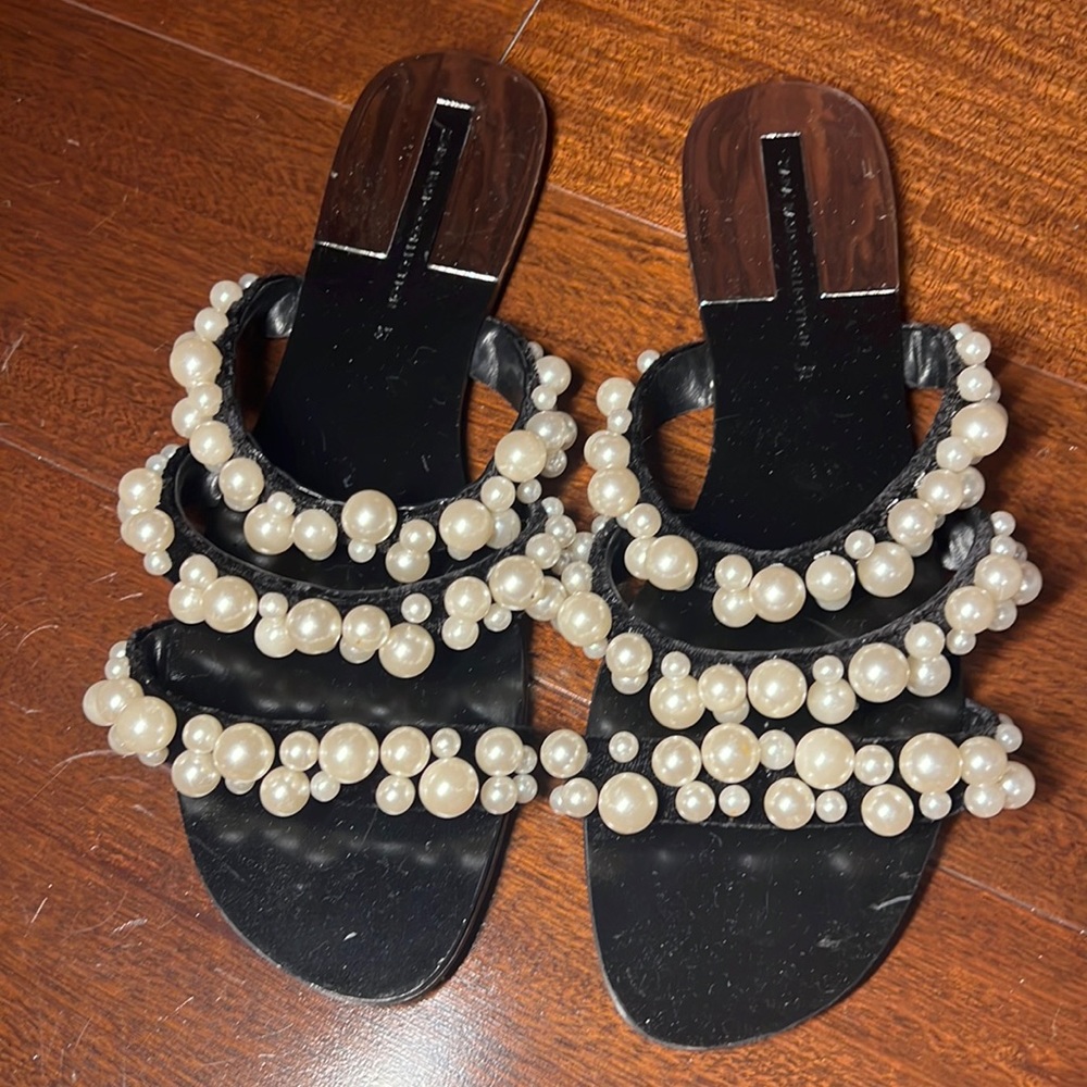 Zara pearl sandal